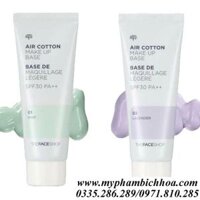 KEM LÓT THE FACESHOP AIR COTTON MAKEUP BASE DE 40ML