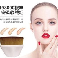 Kem lót trang điểm dưỡng ẩm ❈55 Magic Powder Brush No Trace Makeup Brush không ăn Liquid Foundation Đầu phẳng Bàn chải đ