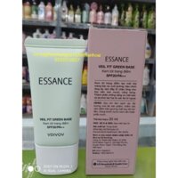 KEM LÓT TRANG ĐIỂM DƯỠNG TRẮNG SIÊU MỊN ESSANCE VEIL FIT GEEN BASE SPF29/PA++ 30ML