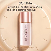 Kem lót trang điểm SOFINA Primavista ❈ ❈ ❈ ❈ ❈ ❈ Kem cách ly kem chống nắng lâu trôi Làm mới kem chống nắng SPF20 PA + + Kem lót trang điểm mặt kiểm soát dầu