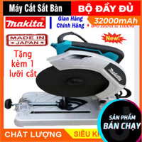 (KÈM LƯỠI) Máy cắt bàn Makita 185mm, công suất 1200w, ruột đồng - Máy cắt sắt bàn, máy cắt kim loại mini