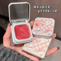 Kem má hồng đa năng, phấn mắt, môi, má, bảng màu kép, tạo vẻ giả không trang điểm, kem son vuông nhỏ 2.18