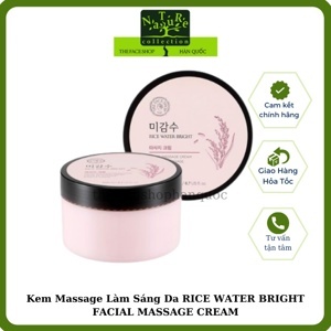 Kem massage làm sáng da TheFaceShop Rice Water Bright Facial Massage Cream 200ml