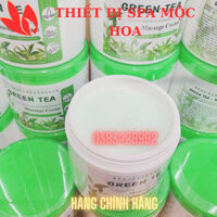 Kem Massage Trà Xanh GREEN TEA Hàn Quốc, Hộp Kem Massage Tổng Hợp Trà Xanh Green Tea Cream Hũ 450g Chính Hãng