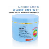 Kem Massage Trái Cây Dưỡng Trắng n﻿gừa l‎ão h‎óa AROMA Fruits & Vita Massage Cream 480g kem mát xa mặt và body