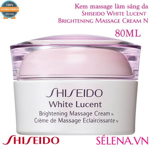 Kem massage trắng da Shiseido White Lucent Brightening Massage Cream N 80ml