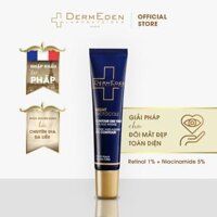 Kem mắt làm mờ quầng thâm nếp nhăn bọng mắt tàn nhang DERMEDEN Eye Contour Retinol 1  Niacinamide 5 15ml - Hộp móp