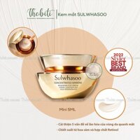 Kem Mắt Nhân Sâm SULWHASOO Concentrated Ginseng Renewing Eye Cream  [mini 5ml]