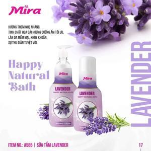 Kem mát-xa trắng da Mira Clear Refresh Lavender 300ml
