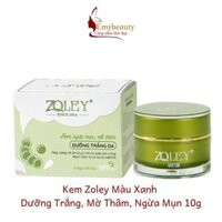 Kem mặt zoley màu xanh EM085 kem face mụn chiết xuất thiên nhiên dưỡng trắng, mờ thâm, ngừa mụn 10g