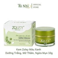 Kem mặt zoley màu xanh TN085 kem face mụn chiết xuất thiên nhiên dưỡng trắng, mờ thâm, ngừa mụn 10g