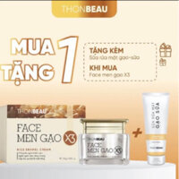 Kem Men Gạo X3 { tặng sữa rửa mặt 40ml}