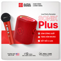 [KÈM MICRO] Loa Karaoke Mini Di Động ALPHA WORKS SONIK PLUS - Hàng Chính hãng