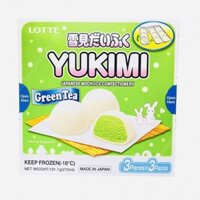 Kem mini trà xanh Yukimi Daifuku (9 viên/hộp) - chỉ ship hoả tốc