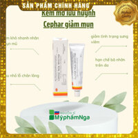 Kem mỡ lưu huỳnh Cephar giảm mụn Nga - mỡ lưu huỳnh chấm mụn nga
