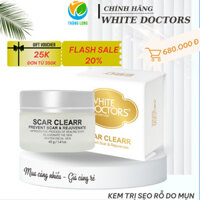 Kem mờ sẹo thâm rỗ White Doctors Scar Clearr trẻ hóa làn da 40g