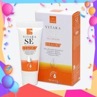 Kem Mờ Sẹo Vitara SE Gel For Scar E60X xóa sẹo lồi, sẹo lõm, sẹo mổ đẻ, sẹo bỏng, sẹo thâm Thái Lan 15gr và 5gr