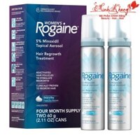Kem mọc tóc dạng bọt Women's Rogaine Foam Treatmen Minoxidil 5% dành cho nữ [ MK 2025 ]
