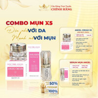 KEM MỤN CREAM X5 + SERUM MỤN X5 ANGEL