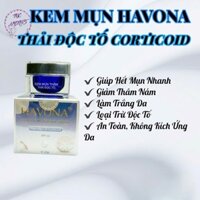 Kem mụn Havona thải độc tố Corticoid