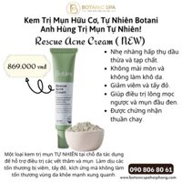 Kem mụn hữu cơ – Rescue Acne Cream 30g