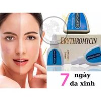 Kem mụn Médicated Erythromycin anti acne cream của Nhật - 15gr