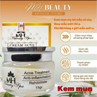Kem mụn MH Beauty Spa 💥 CHÍNH HÃNG 💥 Kem giảm mụn trứng cá, mụn v.iêm, mụn mủ theo phương pháp Spa hiệu quả 100% 15grm