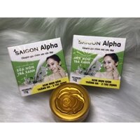 Kem mụn nám trắng da 3 tác dụng sữa non trà xanh saigon alpha 12g