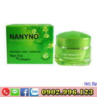 Kem Mụn - Nám - Trắng da dưỡng chất Ngọc trai và Collagen NANYNO (15g)