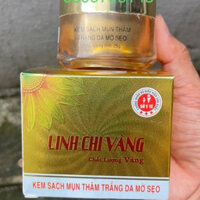 Kem Mụn, Thâm, Mờ Sẹo, Trắng Da Linh Chi Vàng Vip 25g
