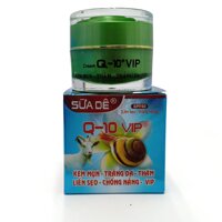 Kem Mụn - Thâm - Trắng da VIP Q10 - Sữa dê 20g (Xanh) [bonus]