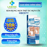 Kem Mụn Thịt Dư, Mụn Cóc  Hbesty Wart Remover Cream - Kem Bật Gốc Cồi Mụn, Rụng Mụn Thịt Dư, Không Đau Ngứa, An Toàn