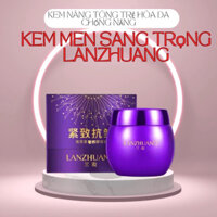 Kem Nâng Tông Trẻ Hóa Chống Già Làm Trắng Da Giảm Nếp Nhăn Chống Nắng _Kem Men Băng Tím Cao Cấp Trắng Da, Giảm Nám 55gr