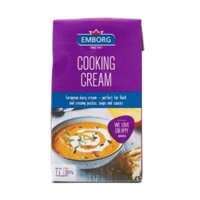 Kem nấu tiệt trùng Emborg 1L (chế biến sốt pasta, mì Ý, súp kem sữaKem tươi cooking cr