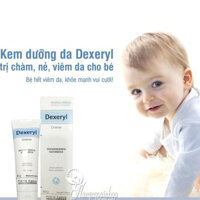 Kem nẻ Dexeryl Creme Pháp dưỡng ẩm, hỗ trợ da nứt nẻ, chàm sữa, mẩn ngứa rôm sảy cho trẻ sơ sinh, người lớn 50g