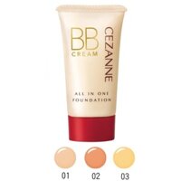 KEM NỀN 5IN1 CEZANNE BB CREAM CÓ CHỐNG NẮNG SPF23 PA++ (TUÝP 40GR)