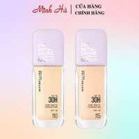 Kem nền bắt sáng Maybelline 30H Lumi-matte Foundation SPF16 35ml che phủ tốt và kiềm dầu