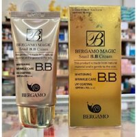 Kem nền BB cream tinh chất từ ốc sên BERGAMO MAGIC SNAIL B.B CREAM SPF50 PA+++ 50ml Hàn Quốc