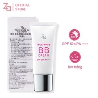 Kem nền BB ZA chống nắng SPF 50+/PA +++ kiểm soát dầu làm sáng da lâu trôi hiệu quả 30g