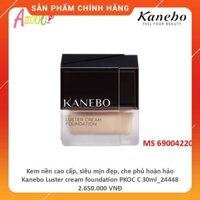 Kem nền cao cấp siêu mịn, che phủ hoàn hảo Nhật Kanebo Luster cream foundation SPF15/PA+ Azooo nhập khẩu .