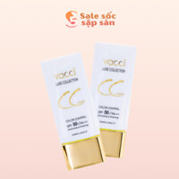 Kem Nền CC Cream Cao Cấp Vacci Hiệu Chỉnh Đều Màu Da Chống Nắng SPF 50 - Nâng tone da - Che phủ tổt