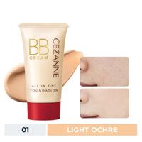 Kem Nền Cezanne BB Cream SPF23 PA++ 01 Light Ochre 40g  Sản Phẩm Chính Hãng