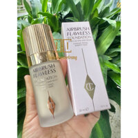 Kem Nền Charlotte Tilbury Airbrush Flawless Longwear Foundation che phủ tốt bền đẹp kể cả làn da dầu khuyết điểm nhiều
