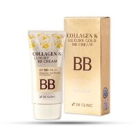 Kem Nền Che Khuyết Điểm 3W Clinic Collagen & Luxury Gold BB Cream SPF50+ PA+++