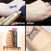 Kem Nền Che Khuyết Điểm, (Che Hình Xăm Nhỏ) Dermacol Make up Cover 30g