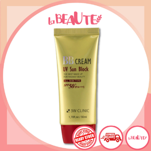 Kem Nền Chống Nắng 3W Clinic BB Cream UV Sun Block SPF 50+ PA+++ 50ml