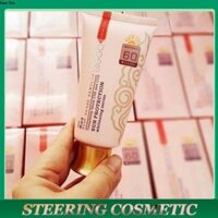 Kem nền chống nắng BIGOO Sun Protection SPF60, kem chống nắng bảo vệ da 24h Hàn Quốc - Lọ 80ml -Steering Cosmetics