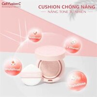Kem nền Chống Nắng Nâng Tông Tự Nhiên, Cấp Ẩm Làm Da Căng Bóng Cell Fusion C Toning Sun Cushion SPF 50+/PA++++ 13g
