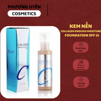 Kem Nền Collagen Enough Moisture Foundation SPF15 - Kem Nền Enough Giúp Làn Da Căng Bóng Ngăn Ngừa Ánh Nắng