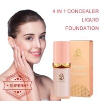 Kem nền dạng lỏng 4 trong 1 Biomimic Foundation 30g Kem dưỡng ẩm cải thiện trang điểm W4k3